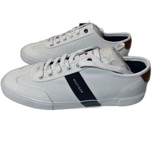 TOMMY HILFIGER Pandora Low Top Sneaker - Men's Size 12M - White Multi Fabric